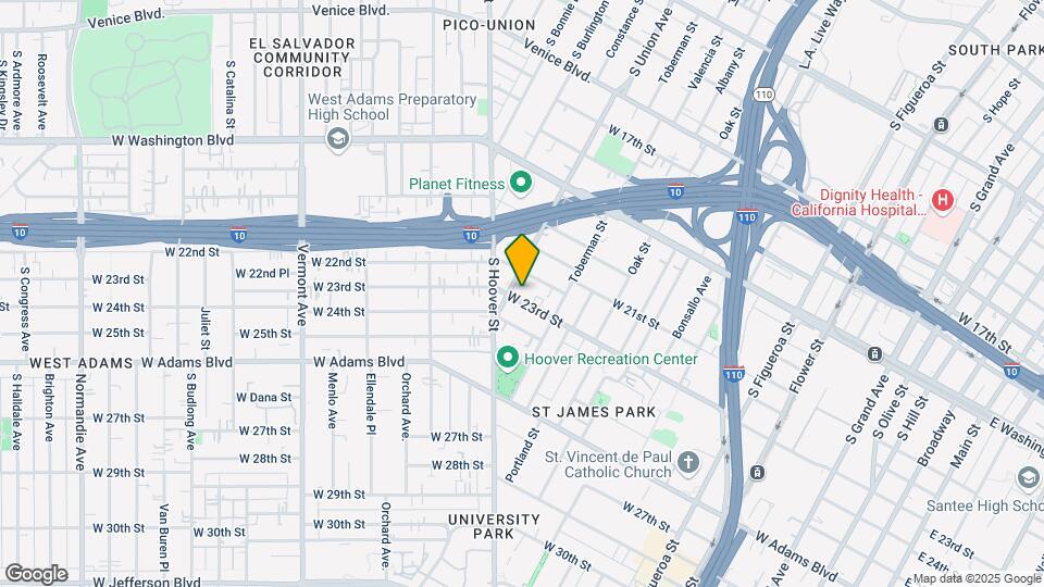 1047 W 23rd St Map and Location Details