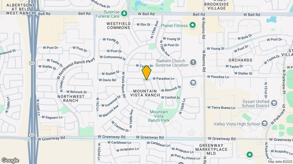 16143 N 159th Dr Mapa y Detalles de la Ubicación