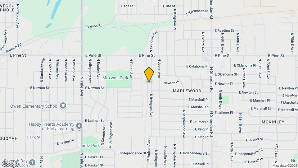 1310 N Irvington Ave Map and Location Details