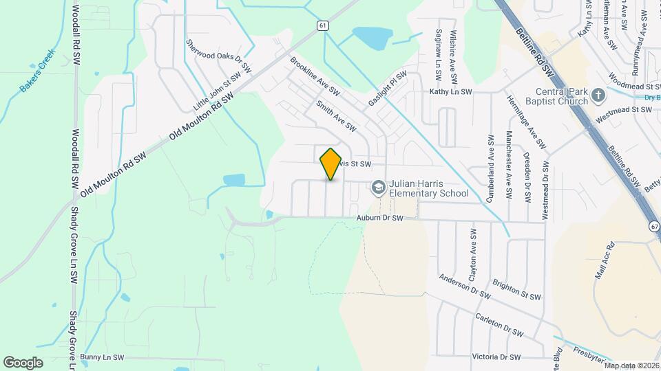 1908 Grissom Ave SW Map and Location Details