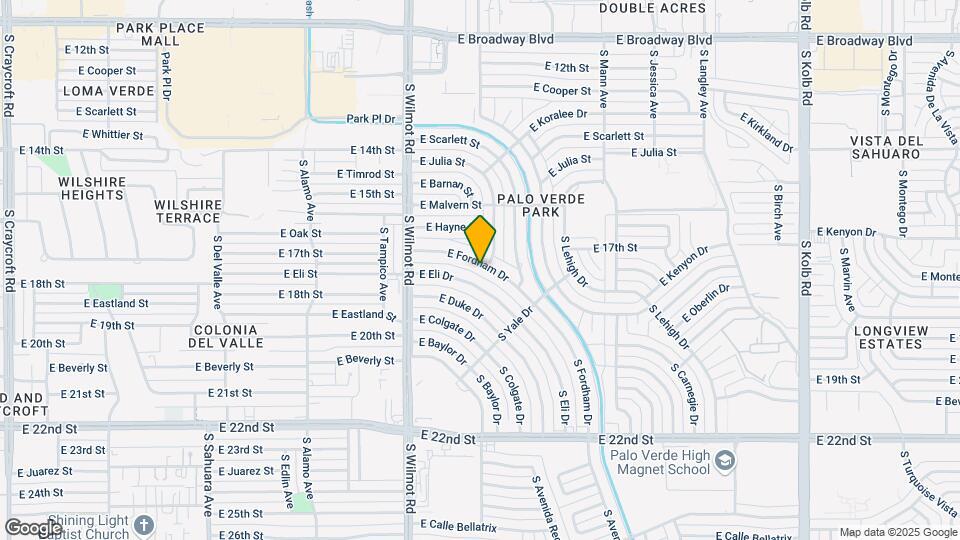 6434 E Fordham Dr Map and Location Details