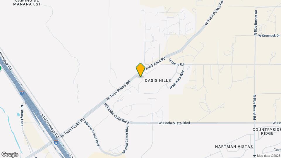 6192 W Bandelier Ct Map and Location Details