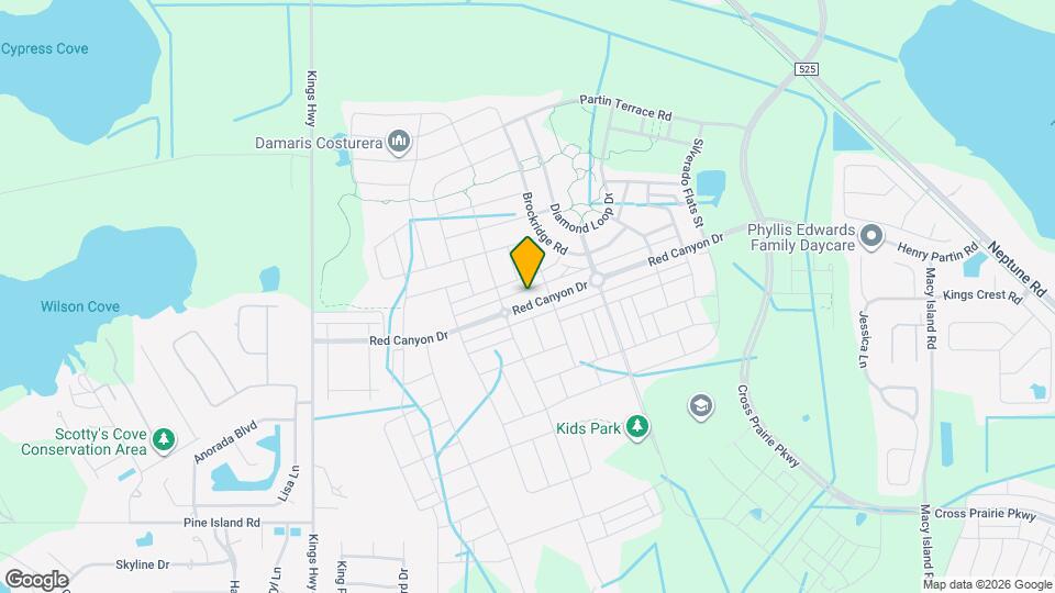 1849 Red Canyon Dr Map and Location Details