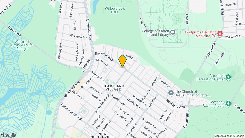 1206 Rockland Ave Map and Location Details