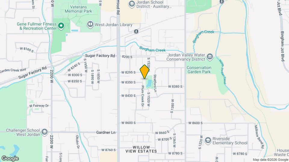 8343 S Plum Blossom Cir Map and Location Details