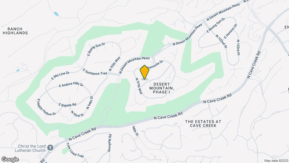 9802 E Hidden Valley Rd Map and Location Details