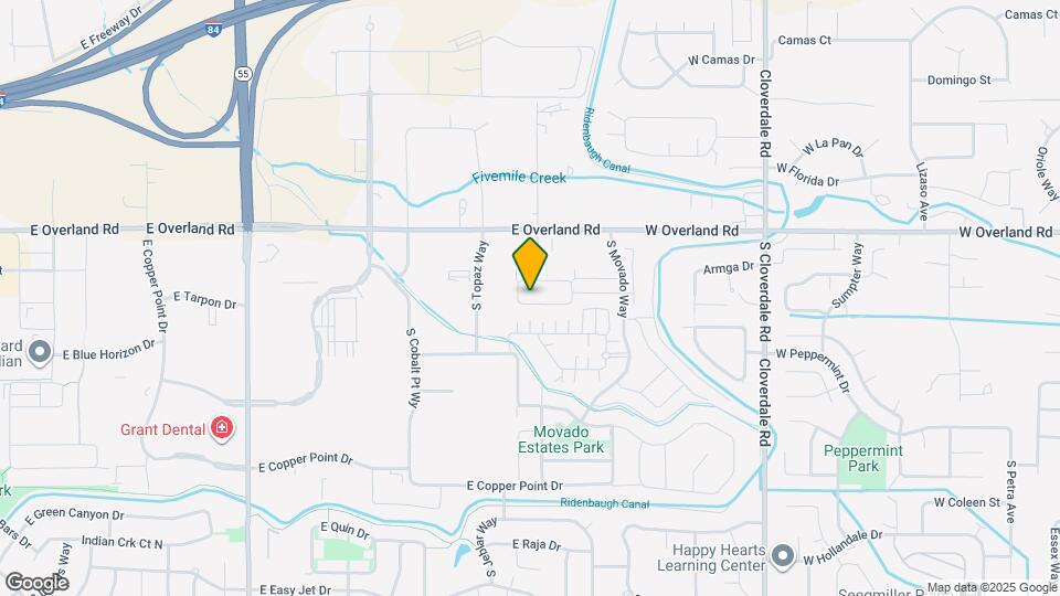 4072 E Blueberry St Map and Location Details