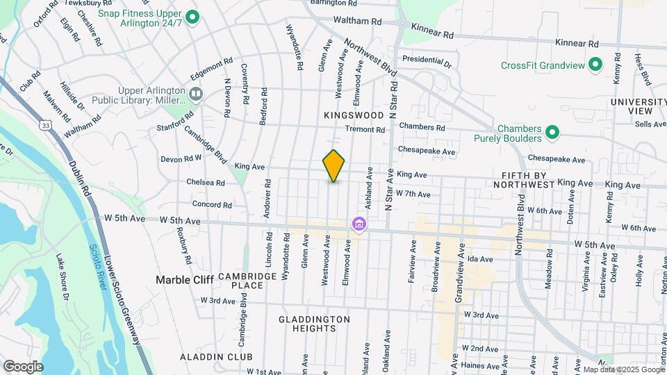 1676 Westwood Ave Mapa y Detalles de la Ubicación