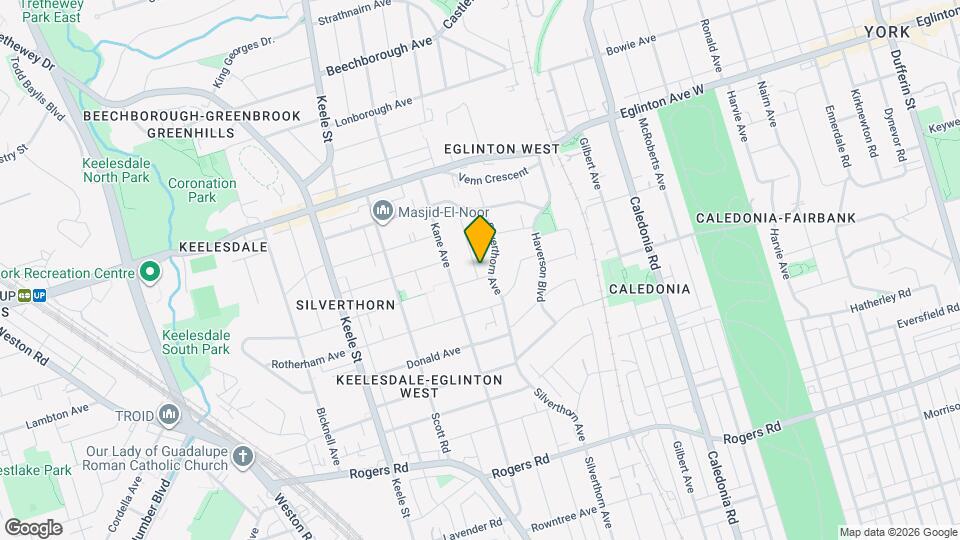 1 Lacey Ave Map and Location Details