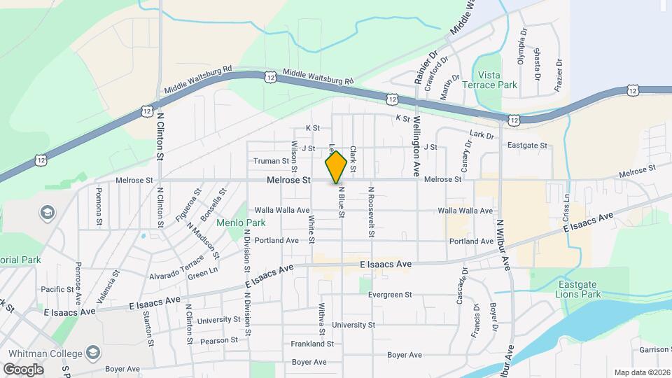 519 N Blue St Map and Location Details