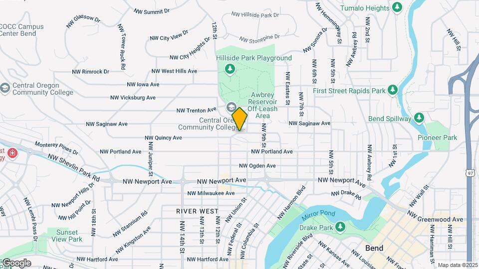 1015 NW Roanoke Ave Map and Location Details