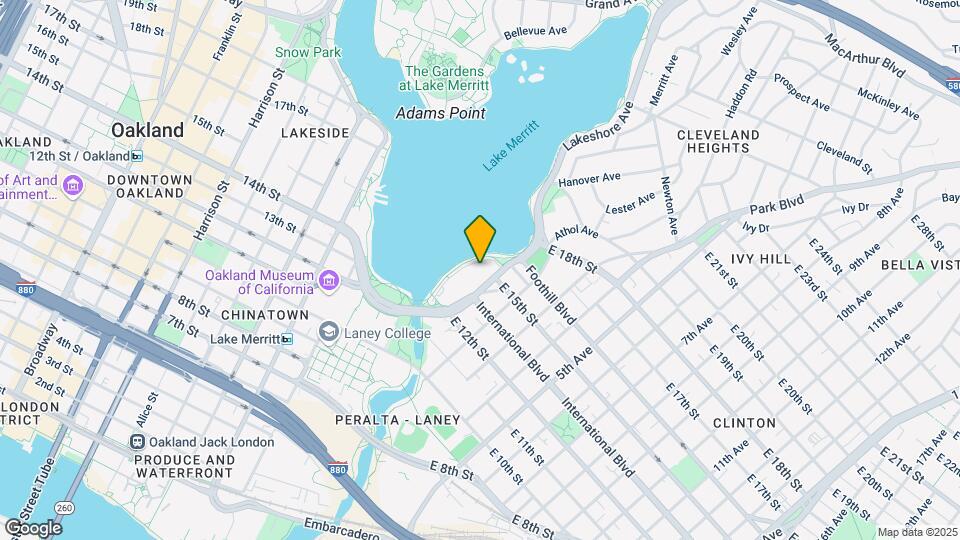 1434 Lakeshore Ave Map and Location Details