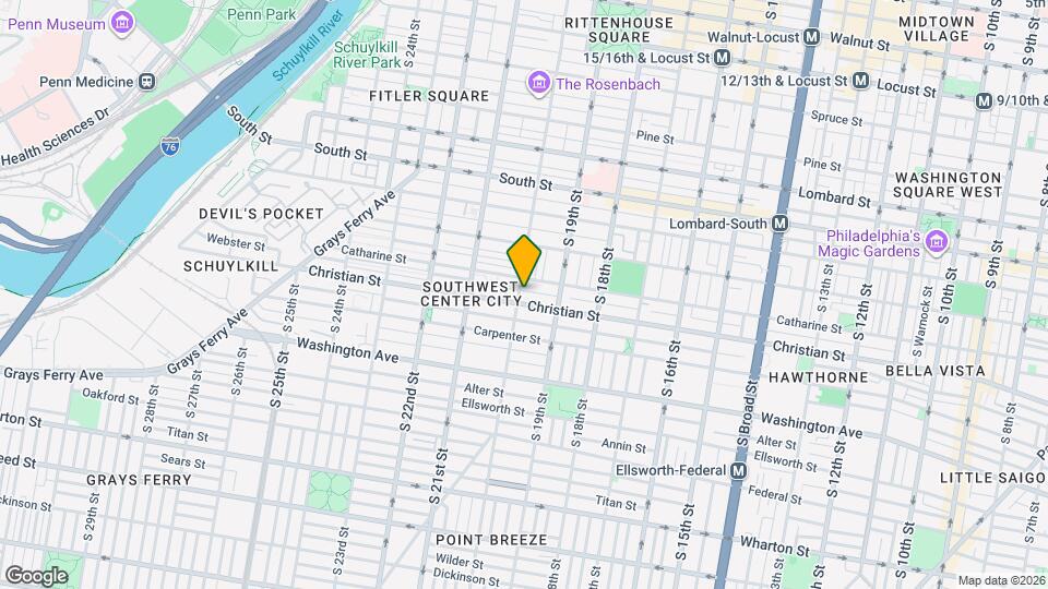 815 S 20th St Map and Location Details