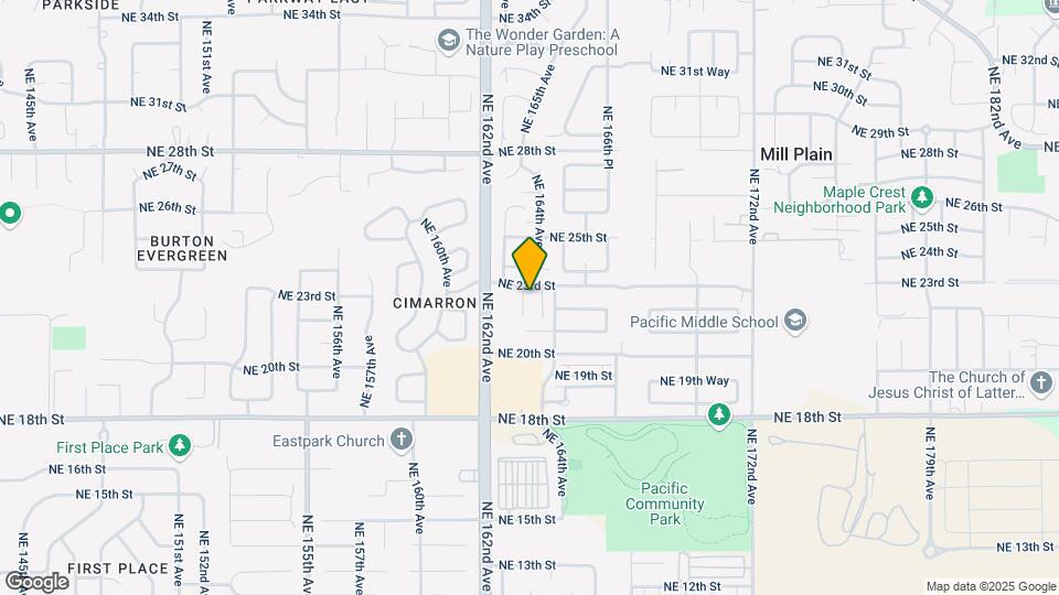 2215 NE 163rd Ave Map and Location Details