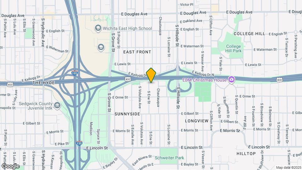 516 S Erie Ave Map and Location Details