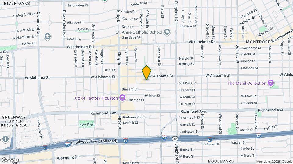 2244 Sul Ross St Map and Location Details