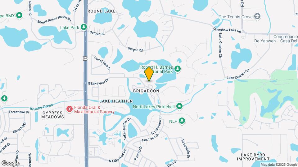 16539 Lake Brigadoon Cir Map and Location Details
