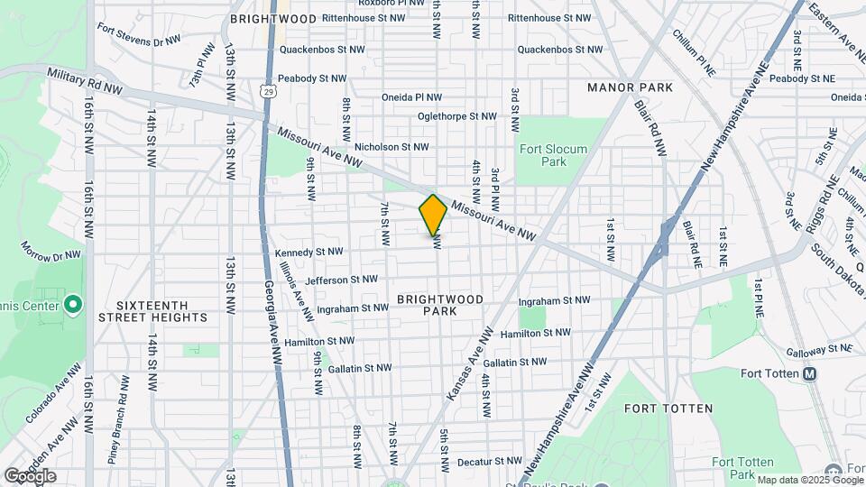 501-503 Kennedy St NW Map and Location Details