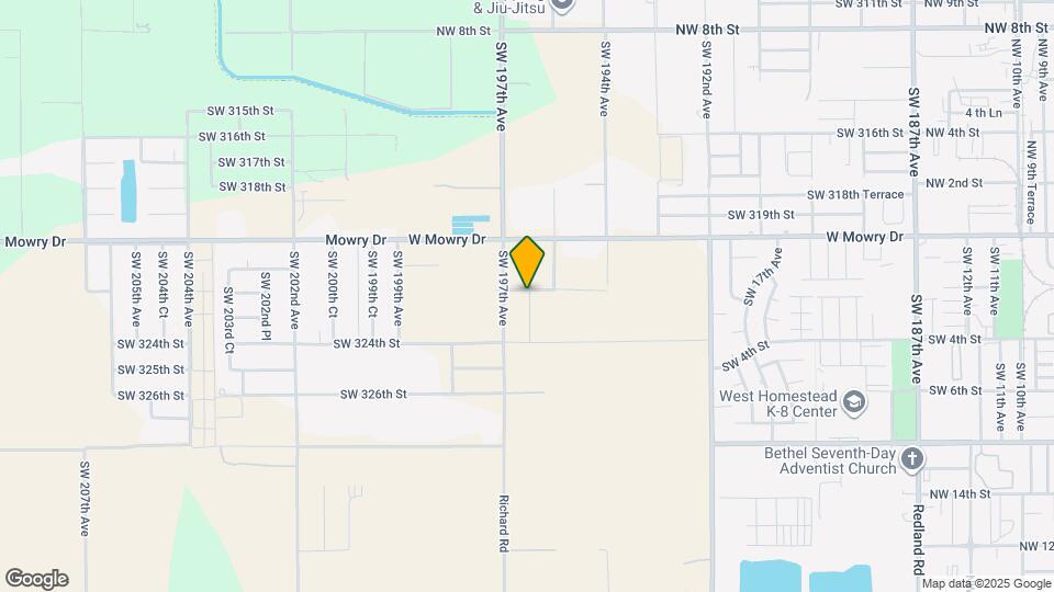 32206 SW 196th Ave Map and Location Details