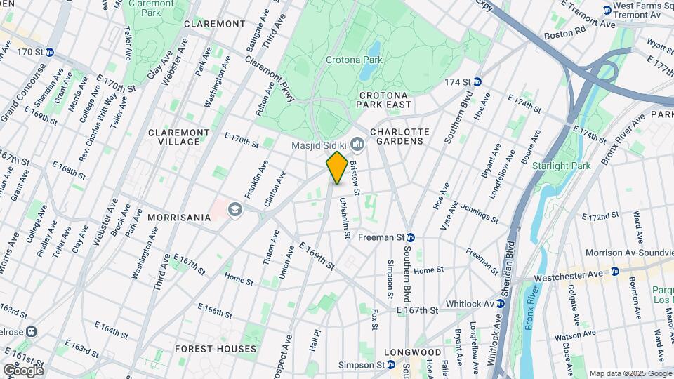 1410 Prospect Ave Mapa y Detalles de la Ubicación