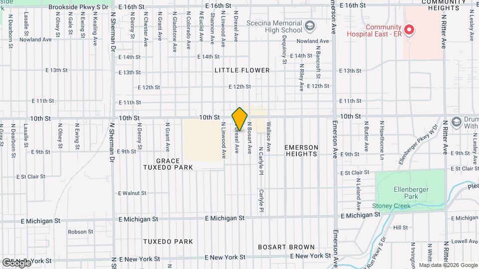 943 N Drexel Ave Map and Location Details