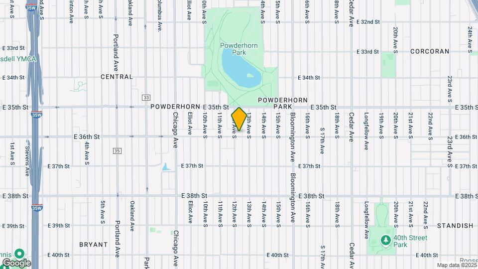 3545 12th Ave S Map and Location Details