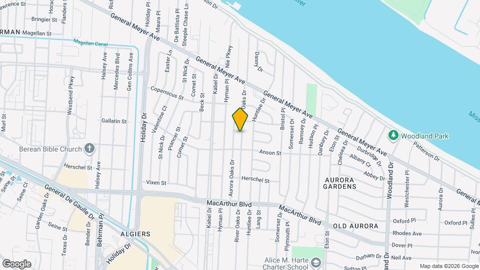 413 River Oaks Dr Mapa y Detalles de la Ubicación