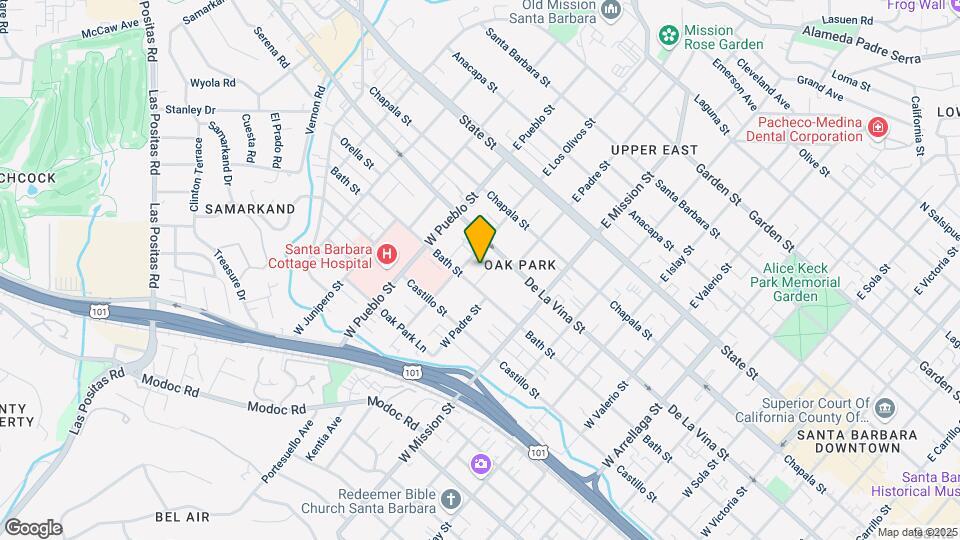 225 W Los Olivos St Mapa y Detalles de la Ubicación