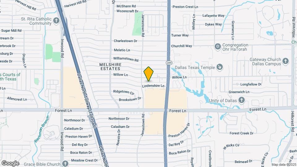 5927 Lindenshire Ln Map and Location Details