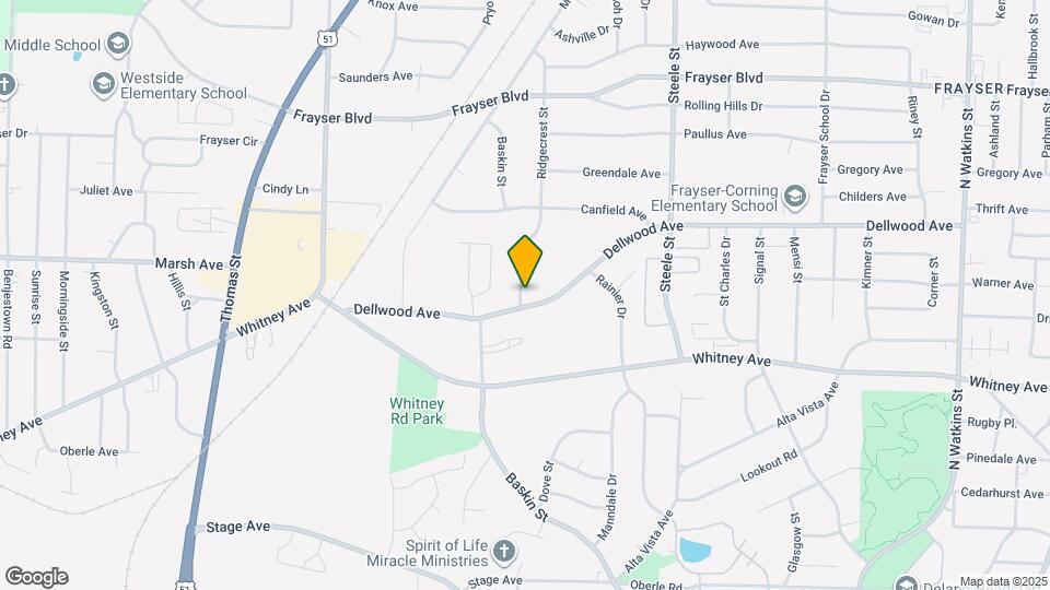 1290 Dellwood Ave Map and Location Details