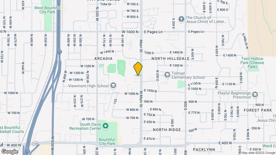 1191 N Main St, Unit 10 Map and Location Details
