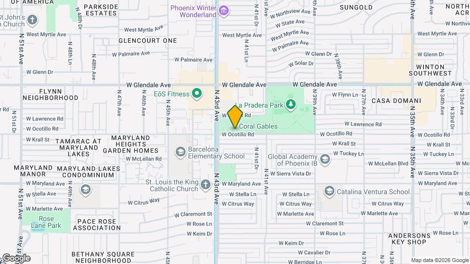 6701 N 42nd Dr Map and Location Details