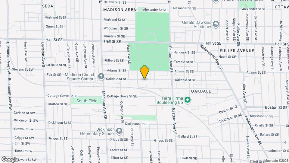 624 Oakdale St SE Map and Location Details