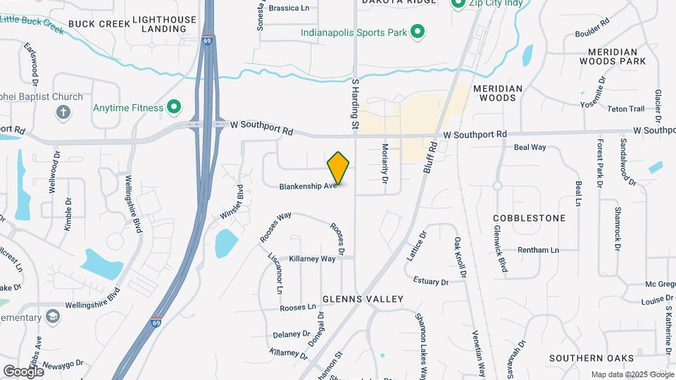 1607 Blankenship Dr Map and Location Details