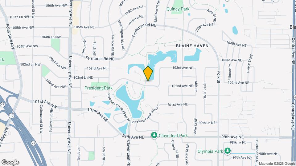 10187 Pleasure Creek Pkwy E Map and Location Details