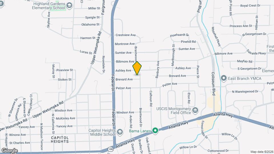 2783 Brevard Ave Map and Location Details