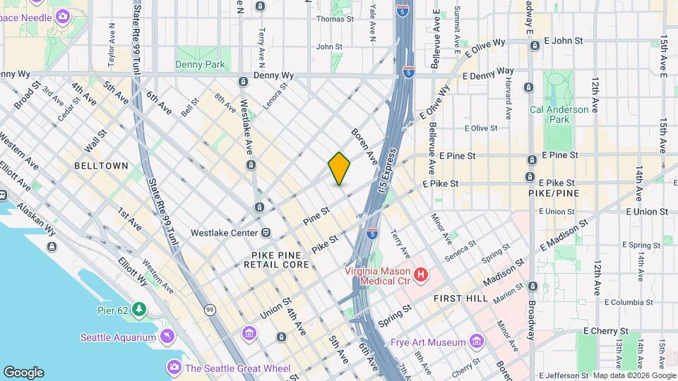 Nine and Pine Mapa y Detalles de la Ubicación