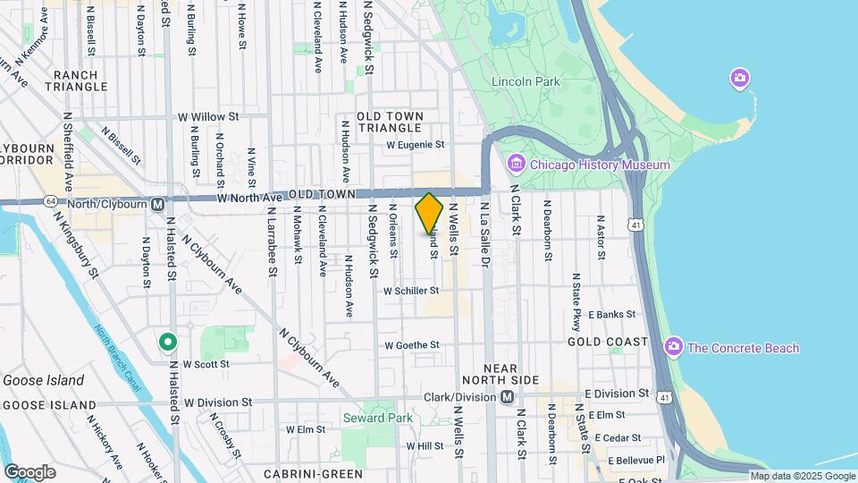 1500 N Wieland St Map and Location Details