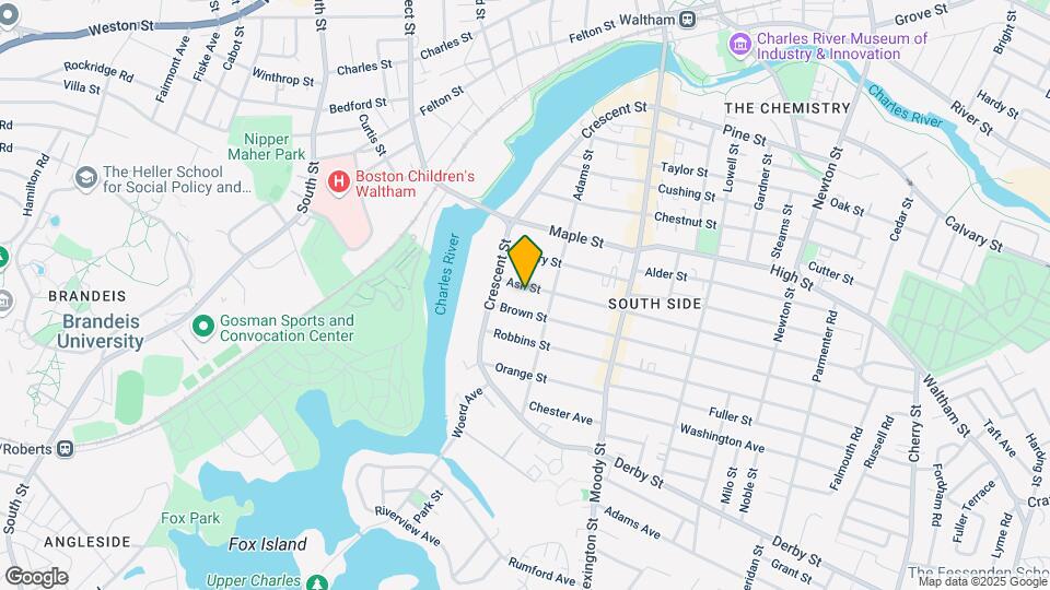25 Ash St, Unit 03 Map and Location Details