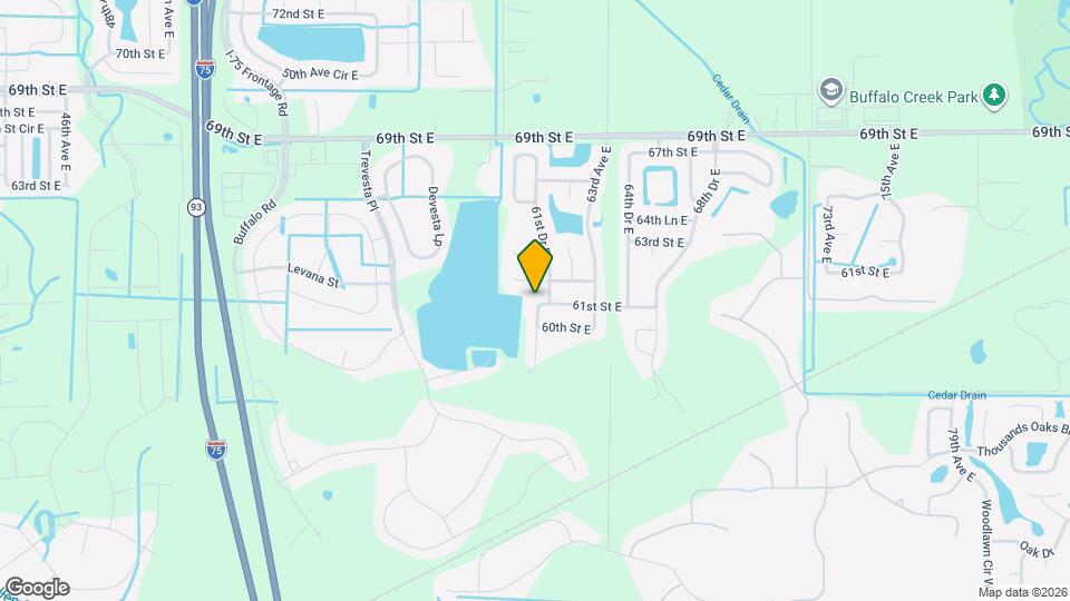 6004 61st St E Map and Location Details