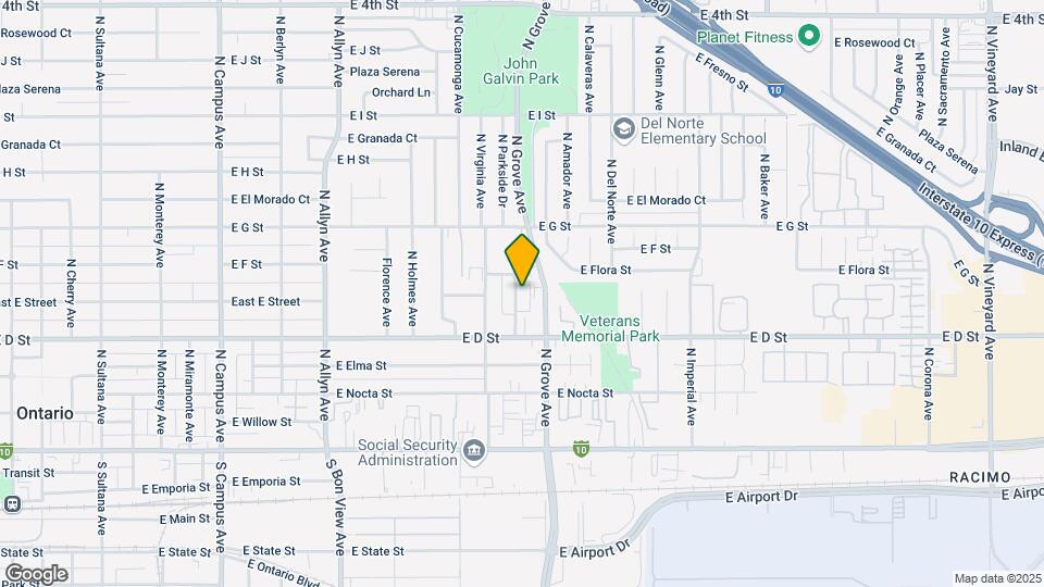 448 N Parkside Ave Map and Location Details