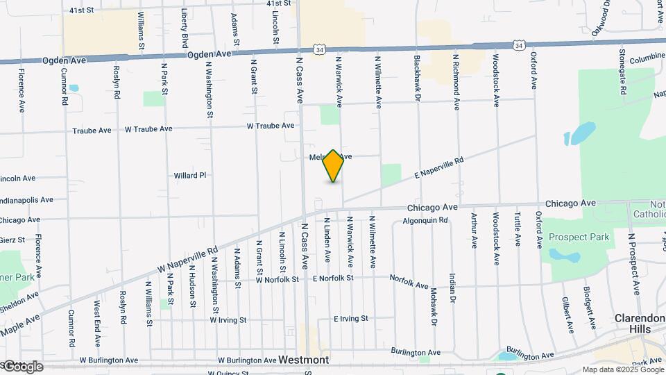 316 S Warwick Ave Map and Location Details