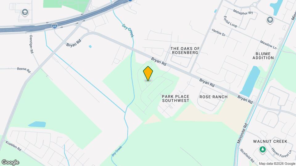 2913 Misty Elm Ln Map and Location Details