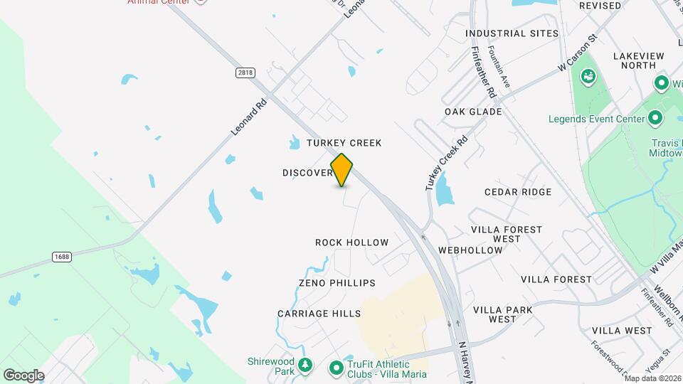 2802 Hard Rock Cir Map and Location Details