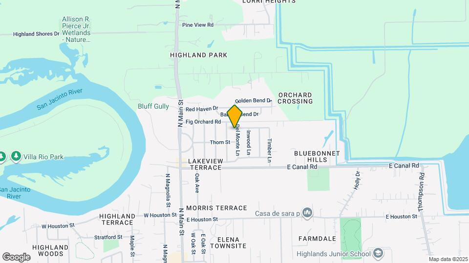 207 Del Monte Ln Map and Location Details