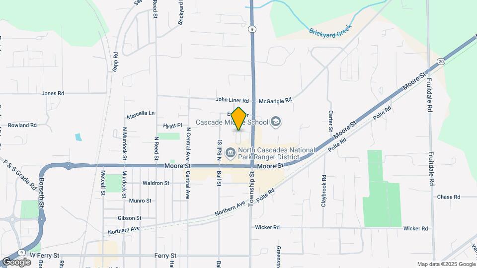 180 N Township St Map and Location Details