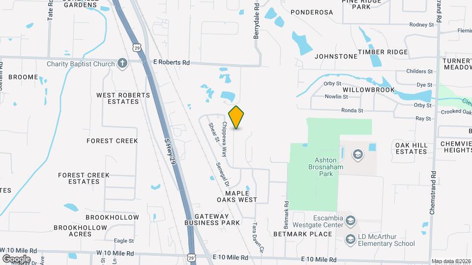 10588 Wilderness Ln Map and Location Details