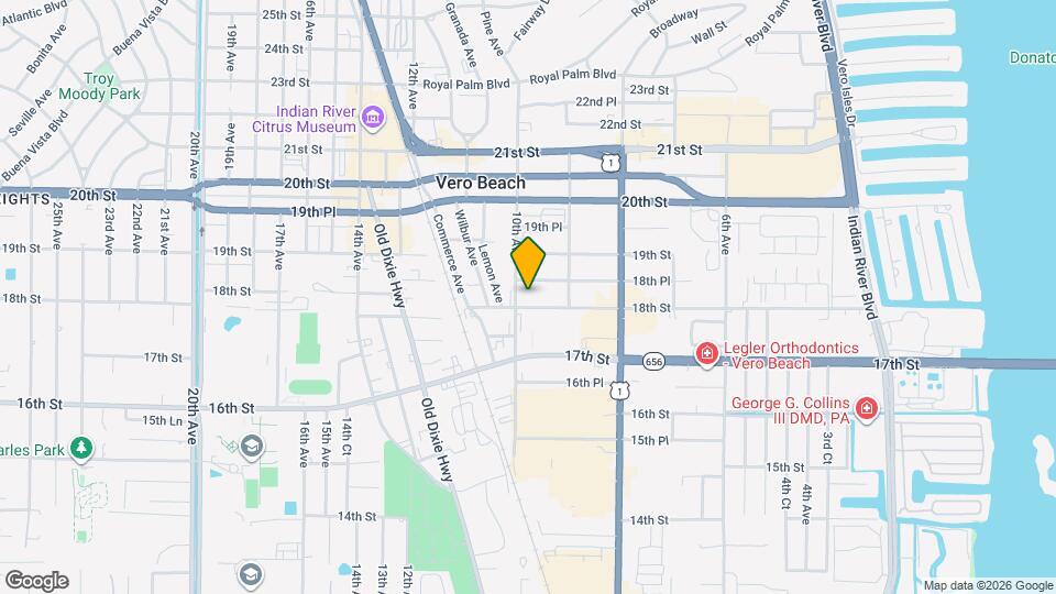 948 18th St Map and Location Details