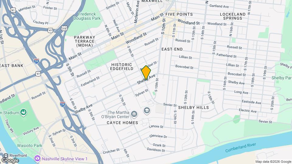 900 Shelby Ave, Unit 3 Map and Location Details