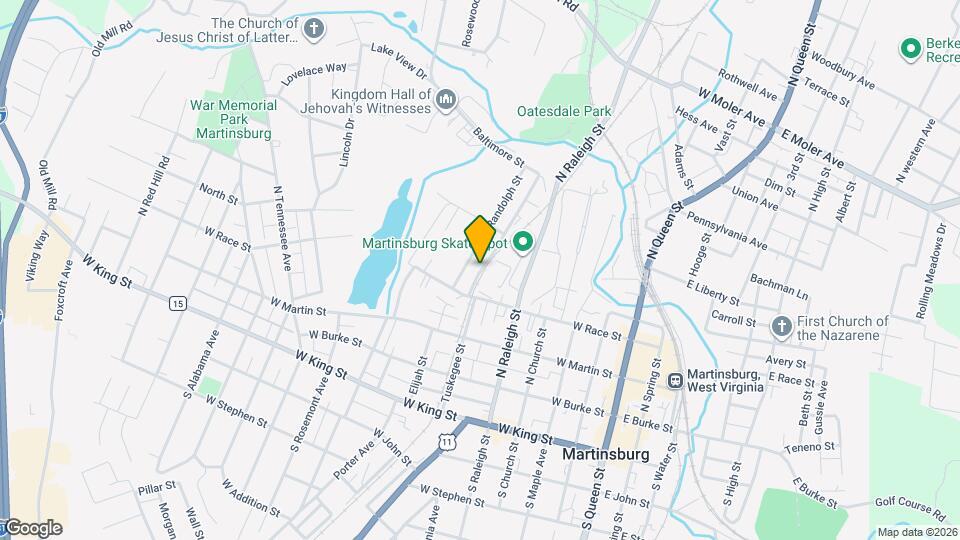 314 Auburn St, Unit 1 Map and Location Details